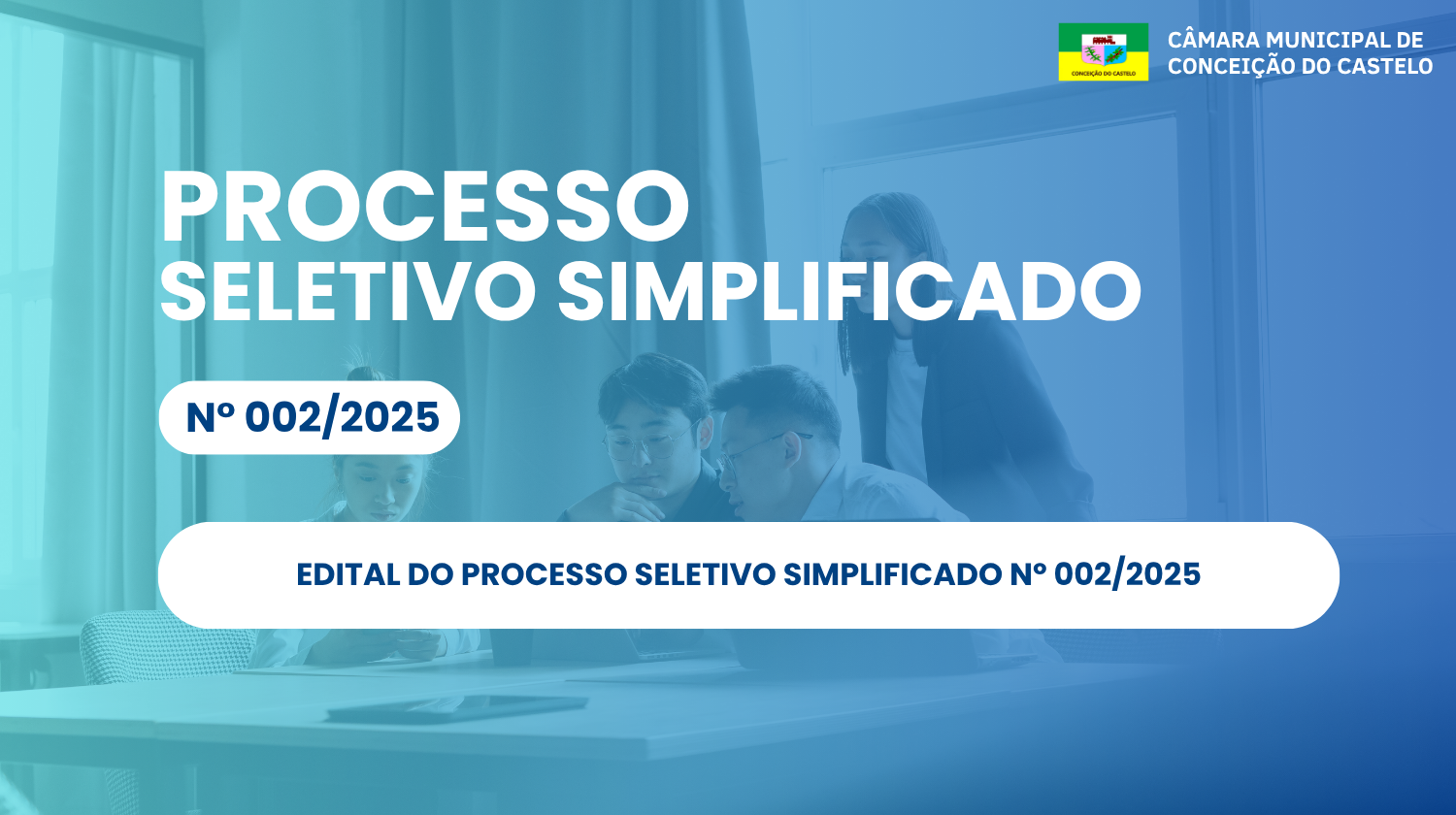 Edital do Processo Seletivo Simplificado nº 002/2025
